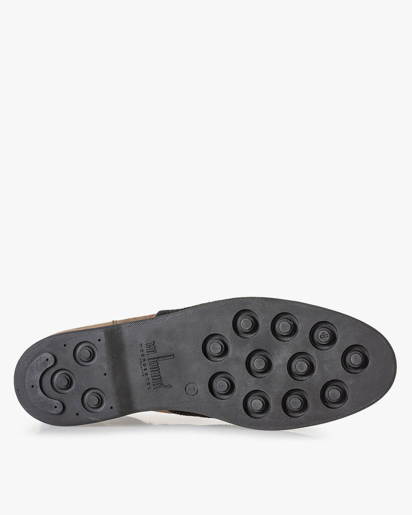 Wildleder Chelsea Boot taupefarben