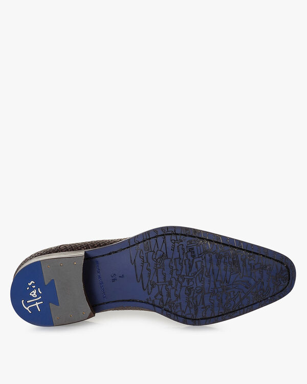 Schn&uuml;rschuh Nubukleder dunkelbraun