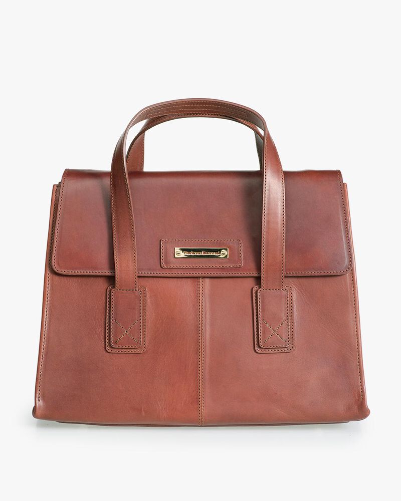 Braune Leder-Business-Tasche