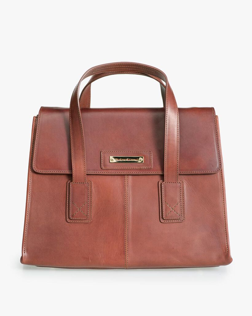 Braune Leder-Business-Tasche