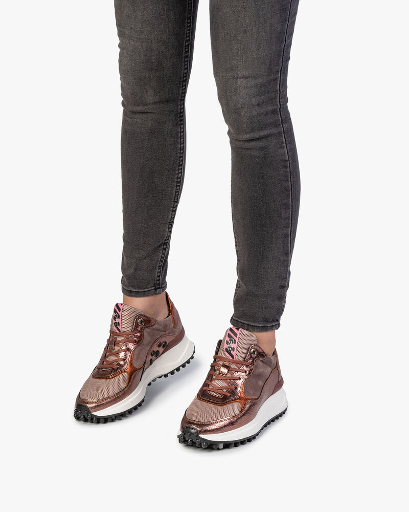 Noppi Sneaker rosa Leder