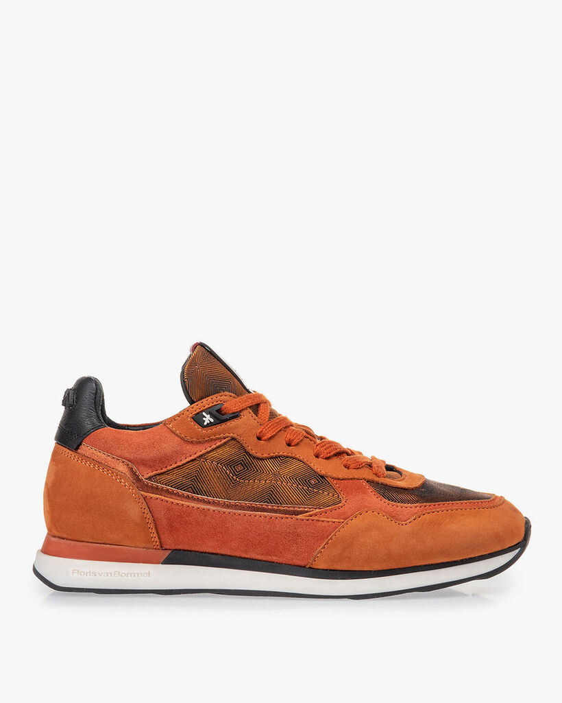 Sneaker Nubukleder rostbraun