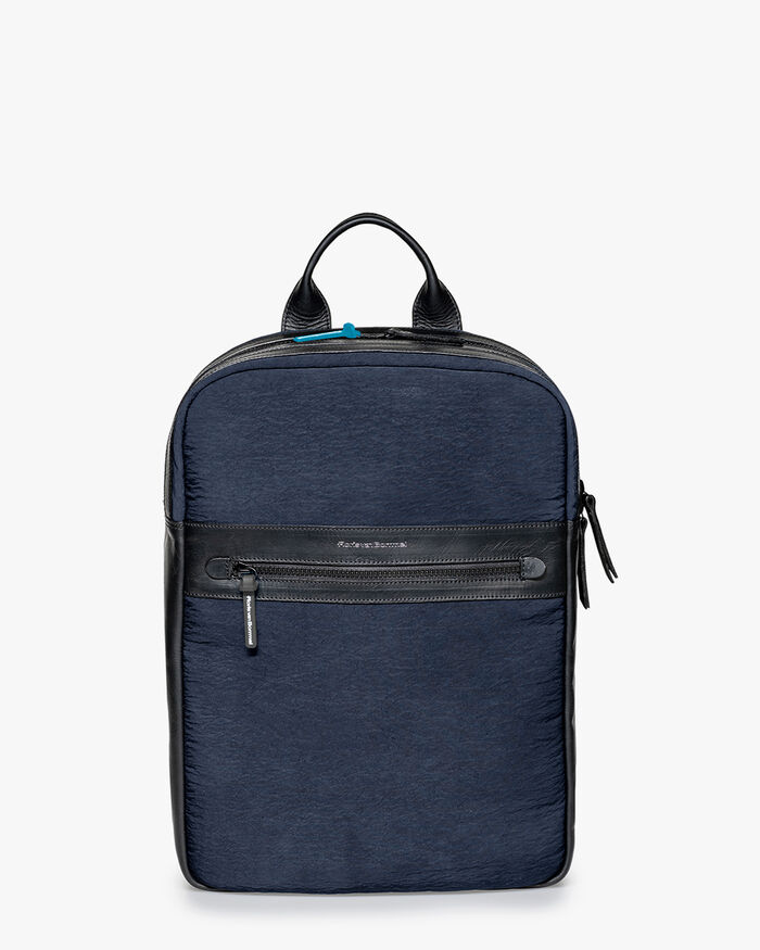 Backpack textile blue
