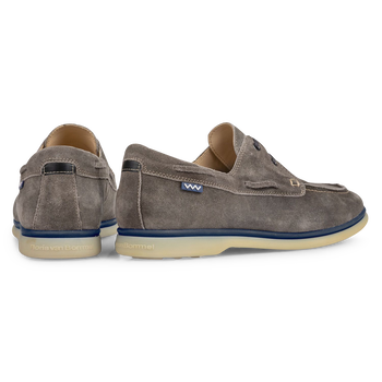 Bootsschuh Wildleder dunkelgrau