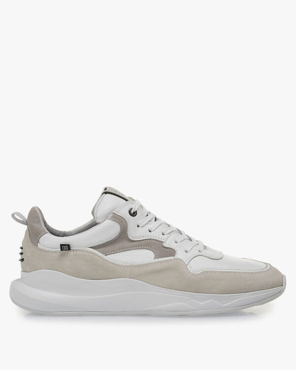 Wei&szlig;er Sneaker Wildleder