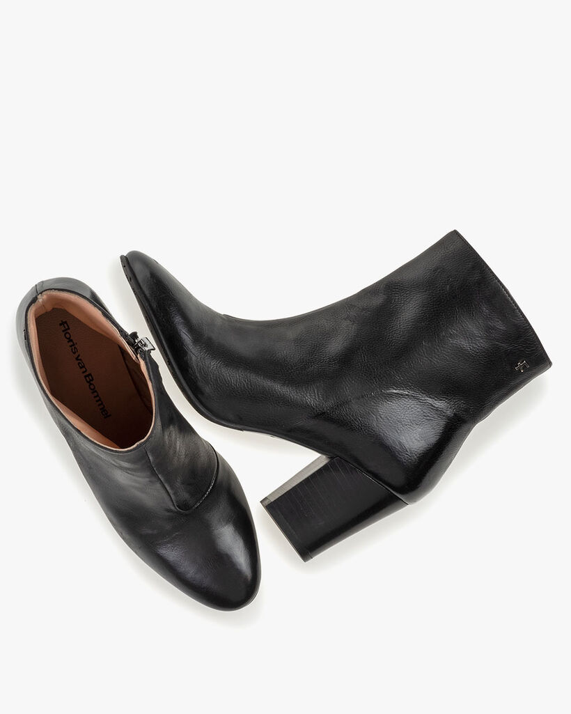Stiefelette Nappaleder schwarz