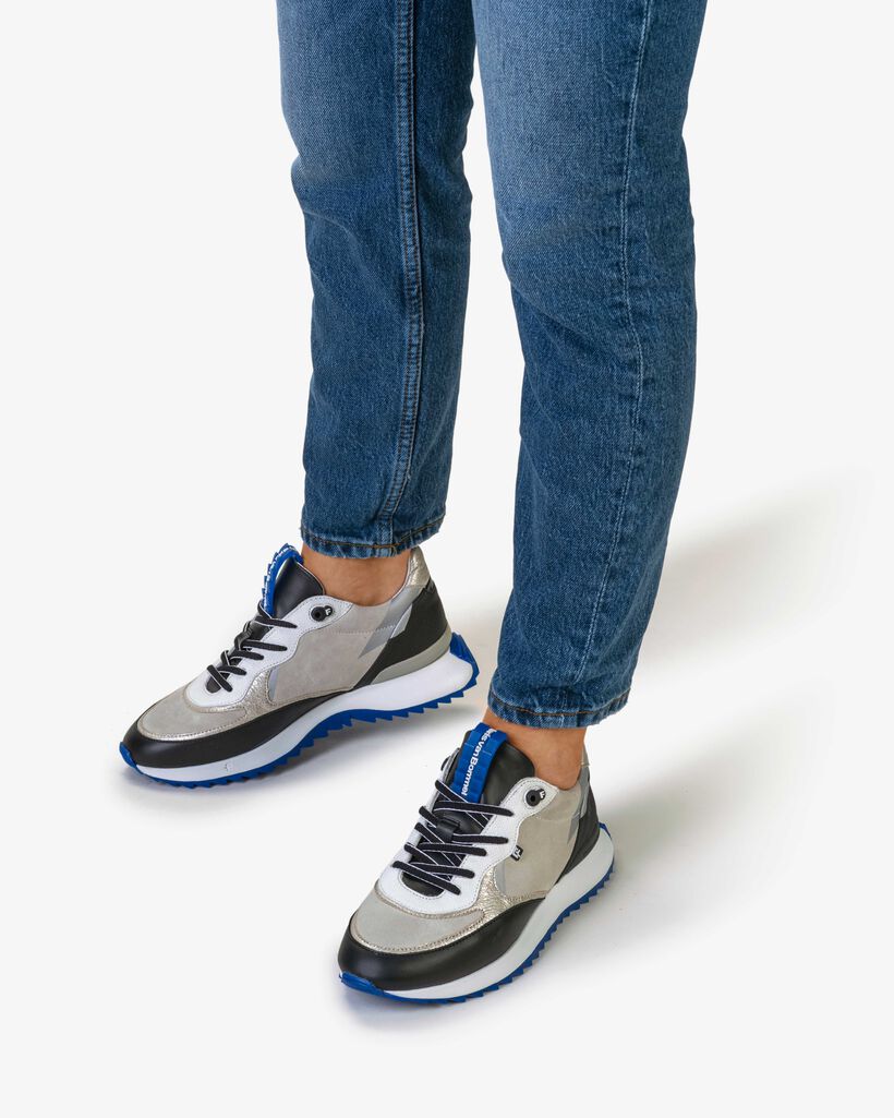 Sneaker Kalbsleder schwarz