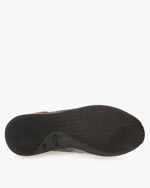 Sneaker grau Wildleder
