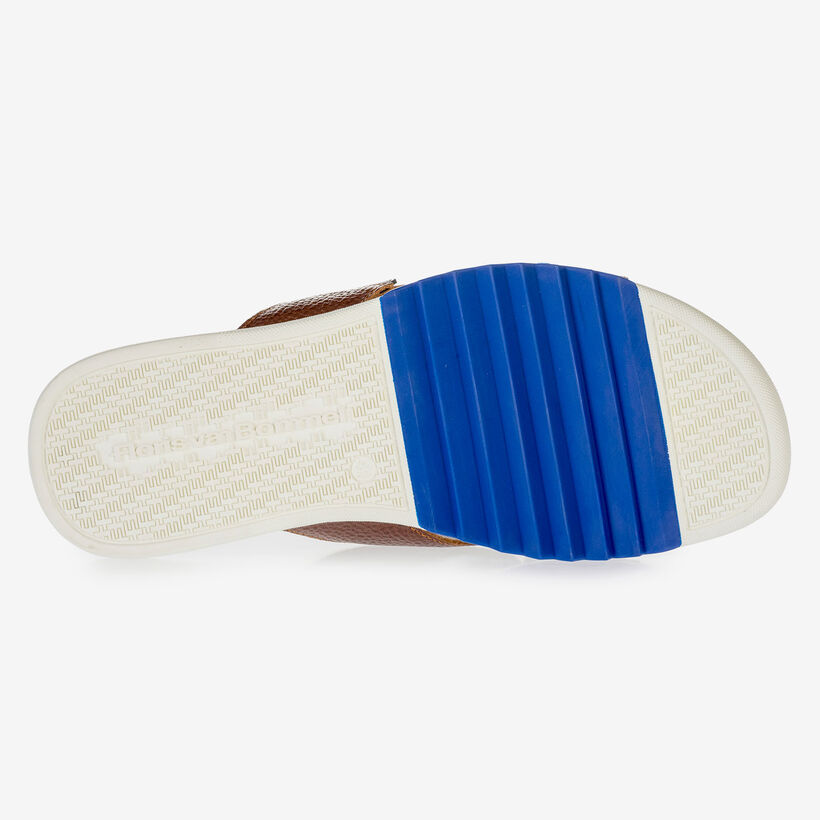 Kalbsleder Kreuzriemen-Slipper