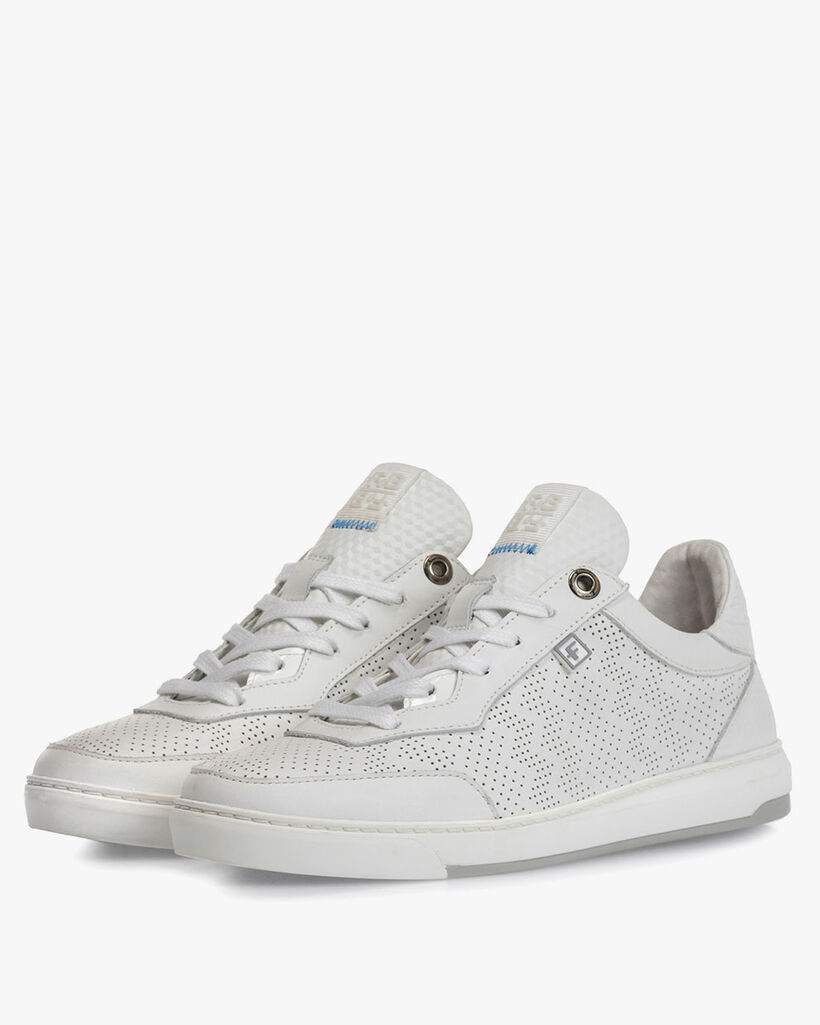 Sneaker white calf leather