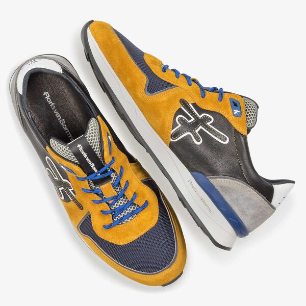 Mehrfarbiger Wildleder-Sneaker
