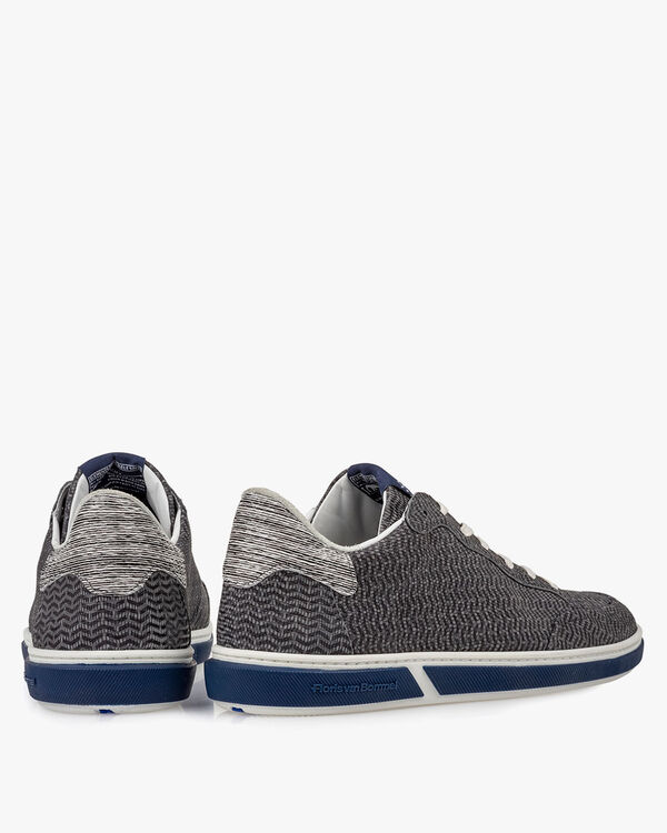 Sneaker Nubukleder grau