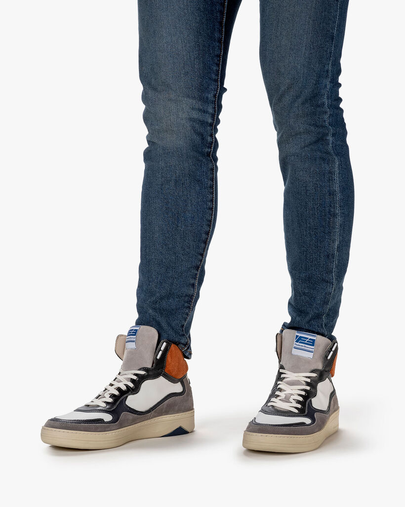 Sneaker Wildleder orange