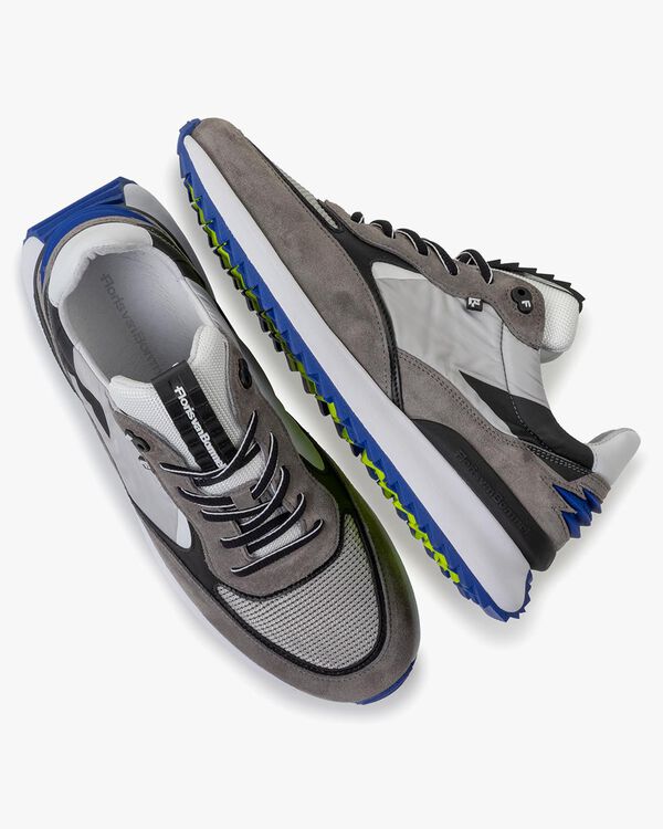 Sneaker Wildleder grau