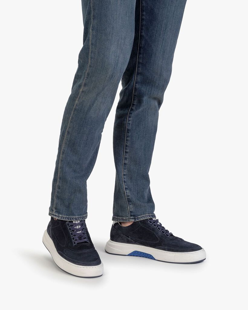 Sneaker Wildleder dunkelblau