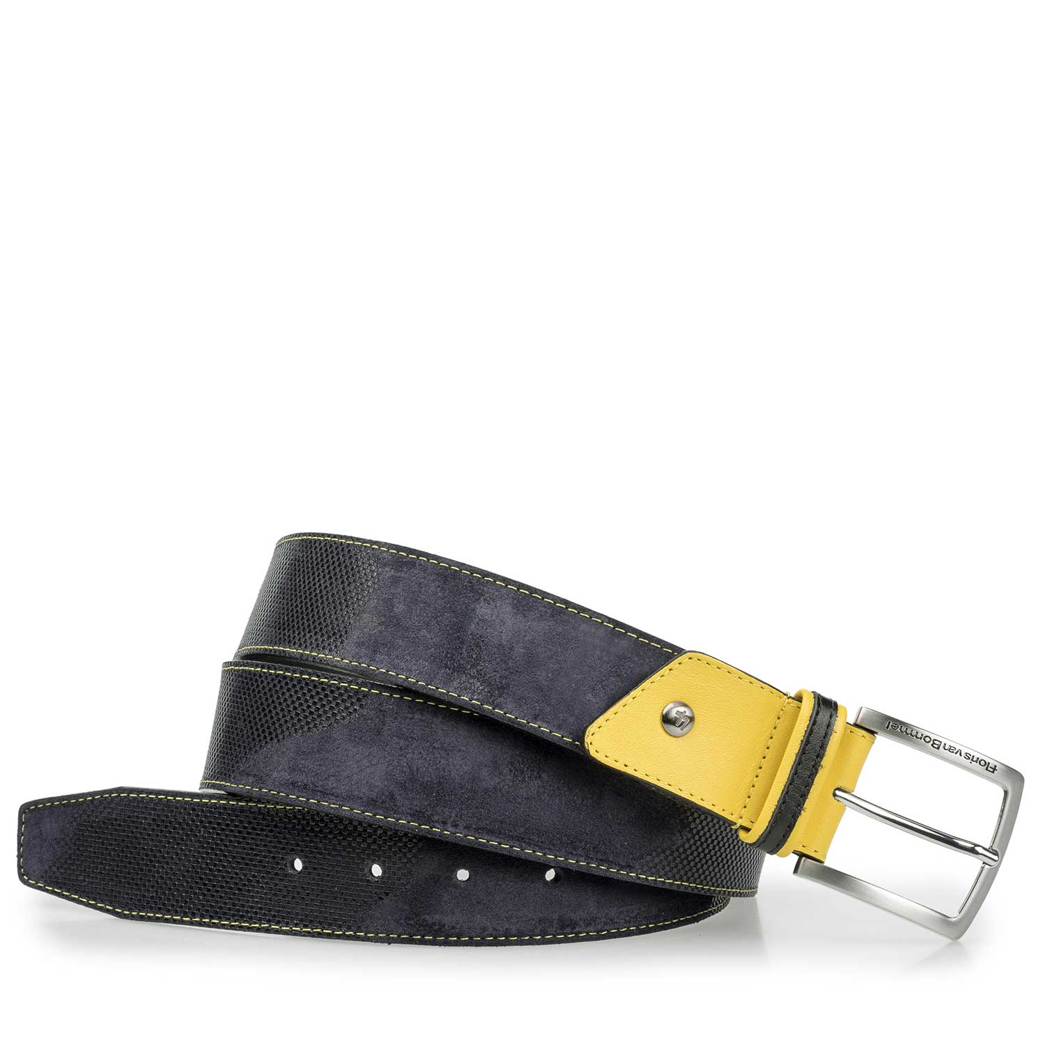 75193/01 - Blue / grey belt with yellow details 75193/01 - Blue / grey belt with yellow details
