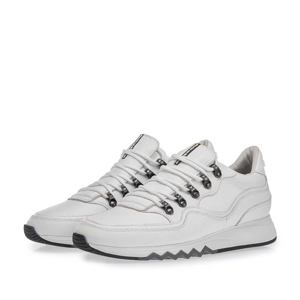 16393/14 - Sneaker mit Strukturmuster weiss 16393/14 - Sneaker mit Strukturmuster weiss