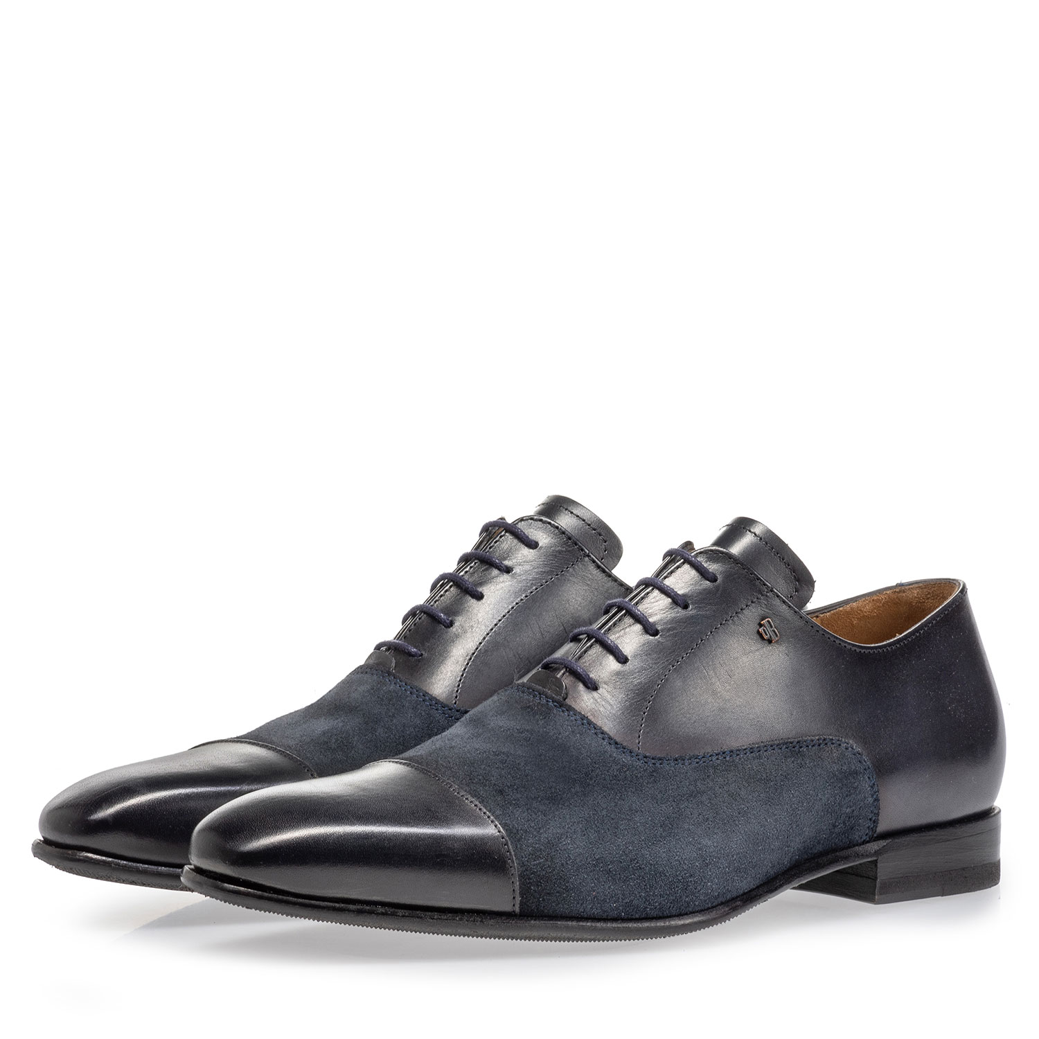 16396/02 - Schnürschuh Kalbsleder blau 16396/02 - Schnürschuh Kalbsleder blau