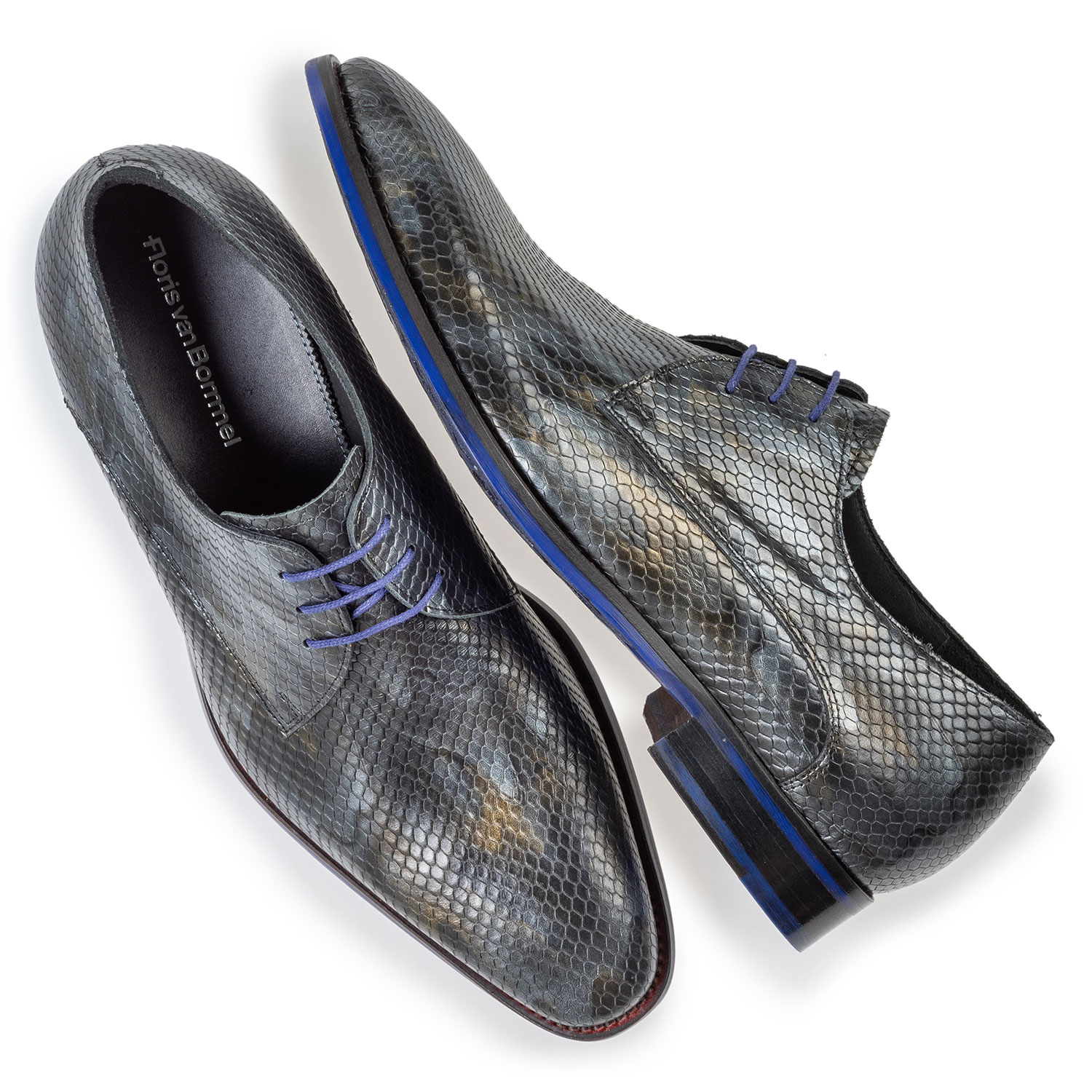 18168/10 - Schnürschuh metallic grau 18168/10 - Schnürschuh metallic grau