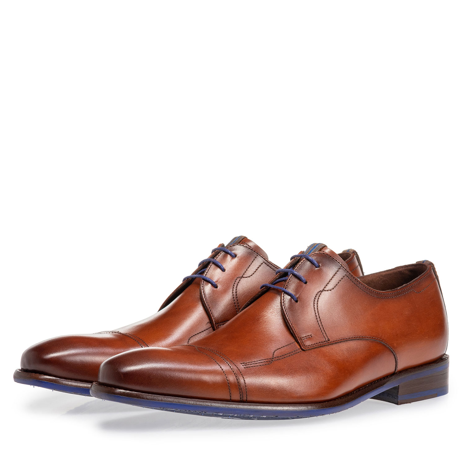 18132/00 - Lace shoe calf leather cognac 18132/00 - Lace shoe calf leather cognac