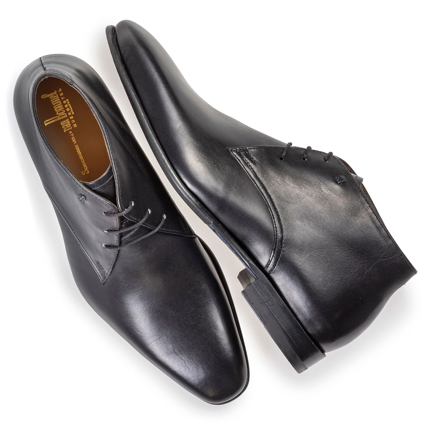 10595/11 - Schwarzer Kalbsleder-Schnürschuh 10595/11 - Schwarzer Kalbsleder-Schnürschuh