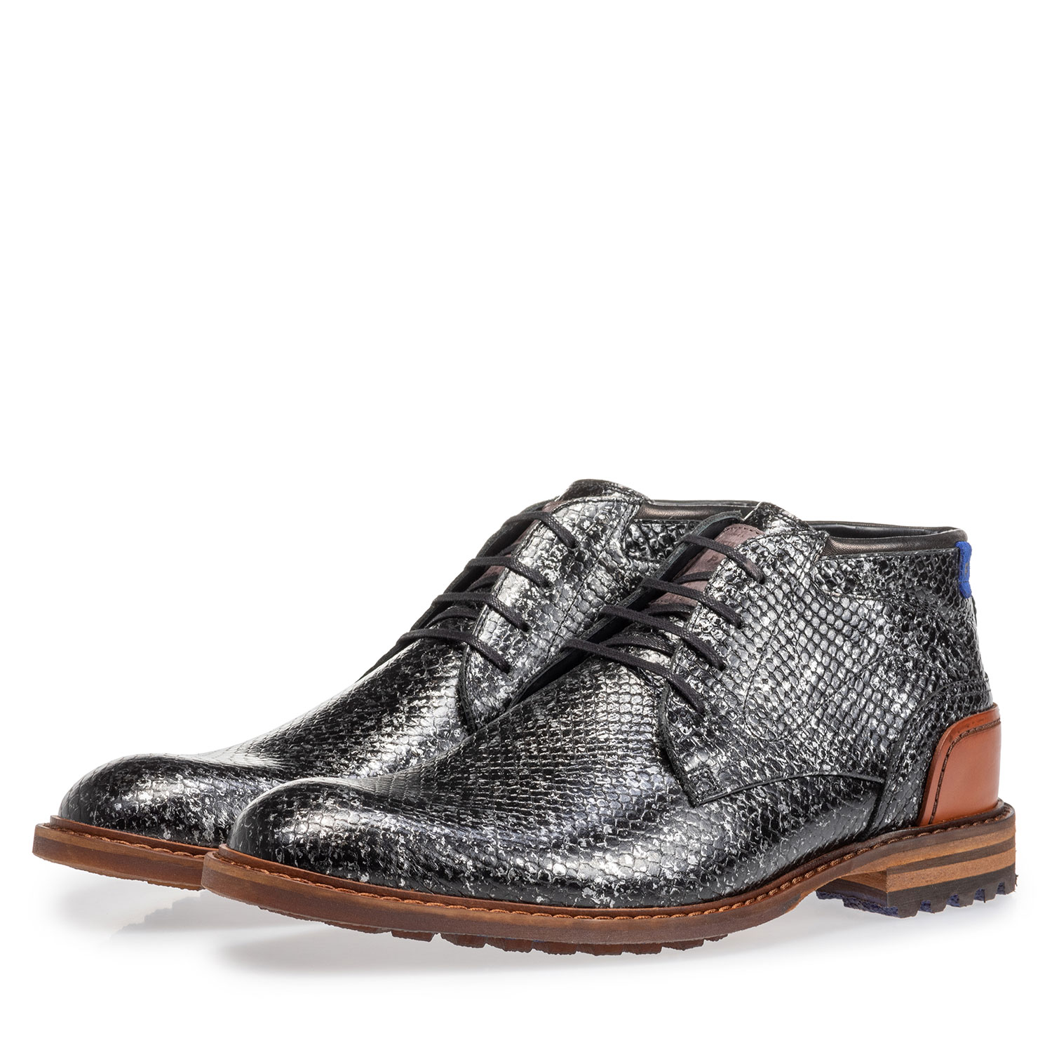 20102/11 - Crepi boot metallic black 20102/11 - Crepi boot metallic black
