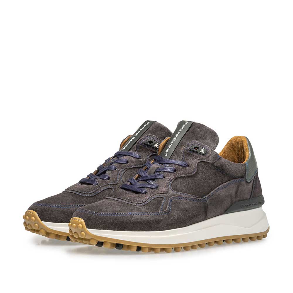 16301/23 - Dunkelgrauer Wildleder-Sneaker 16301/23 - Dunkelgrauer Wildleder-Sneaker