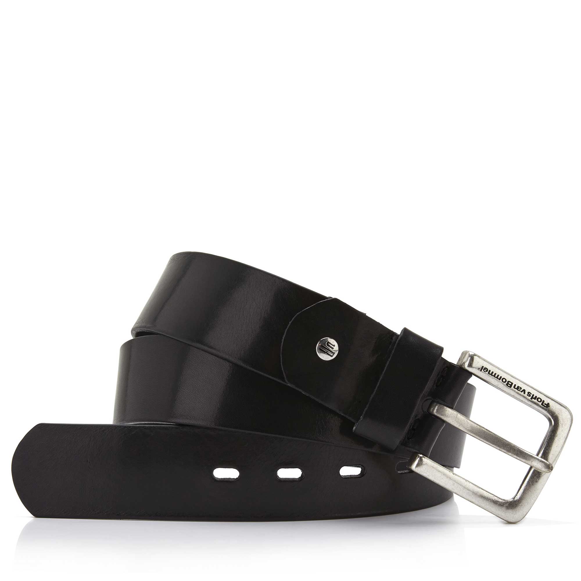 75045/01 - Black leather belt 75045/01 - Black leather belt