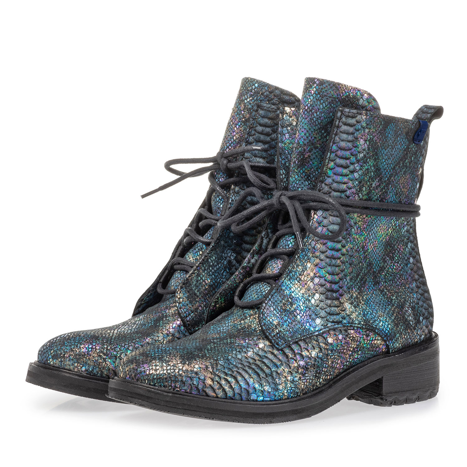 85647/02 - Schnürstiefel Schlangenprint multi-colour 85647/02 - Schnürstiefel Schlangenprint multi-colour