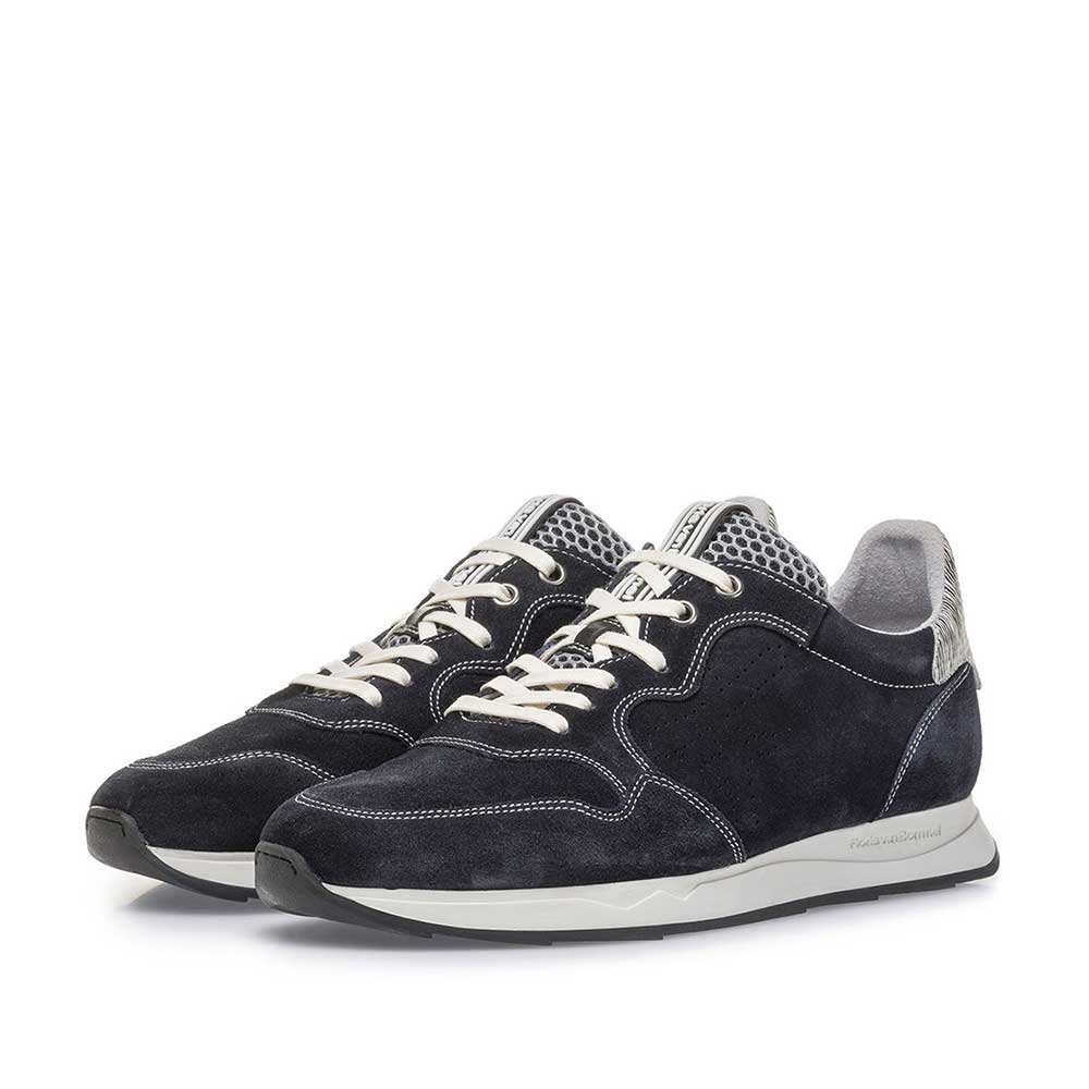 16446/01 - Blauer Wildleder-Sneaker 16446/01 - Blauer Wildleder-Sneaker