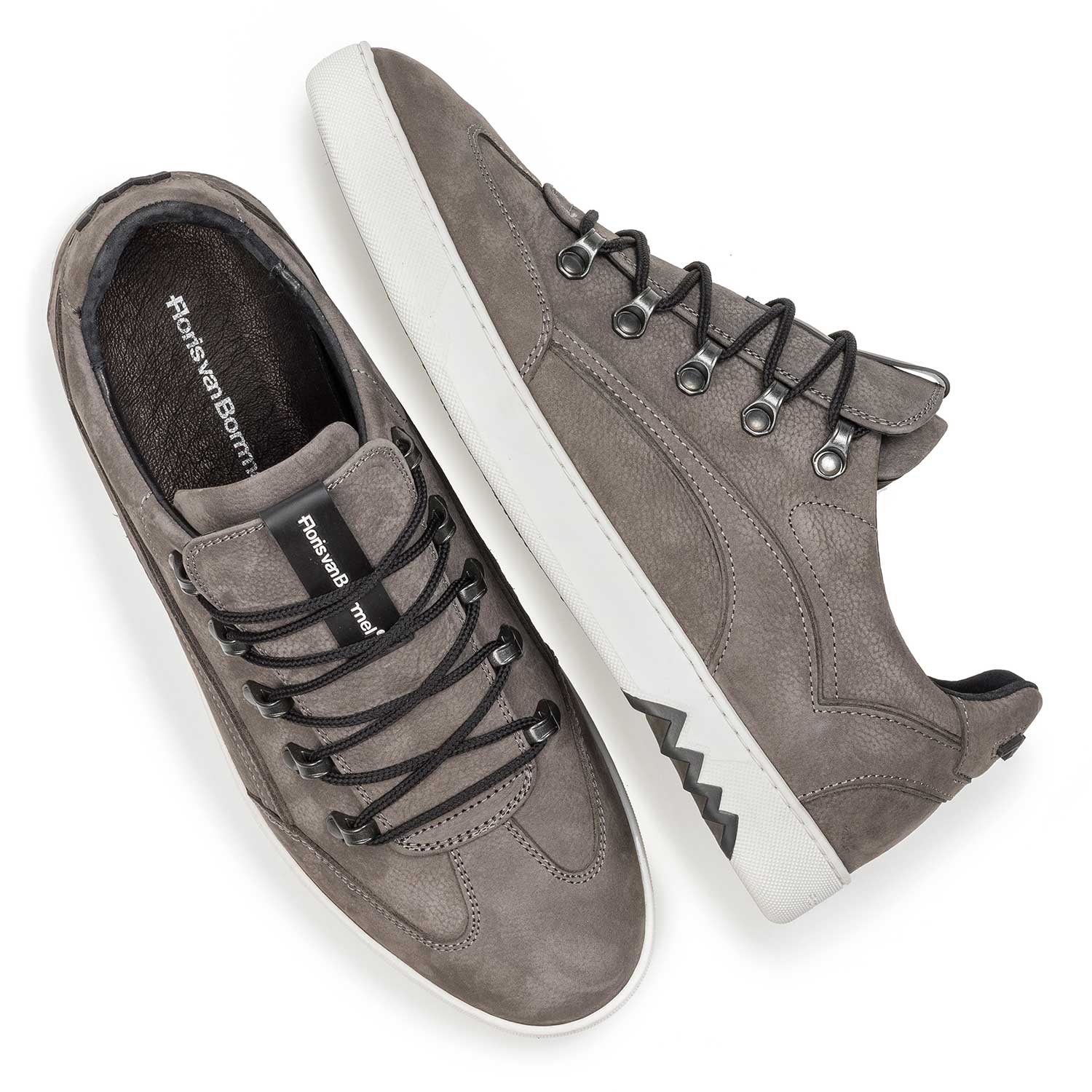 grey nubuck shoes