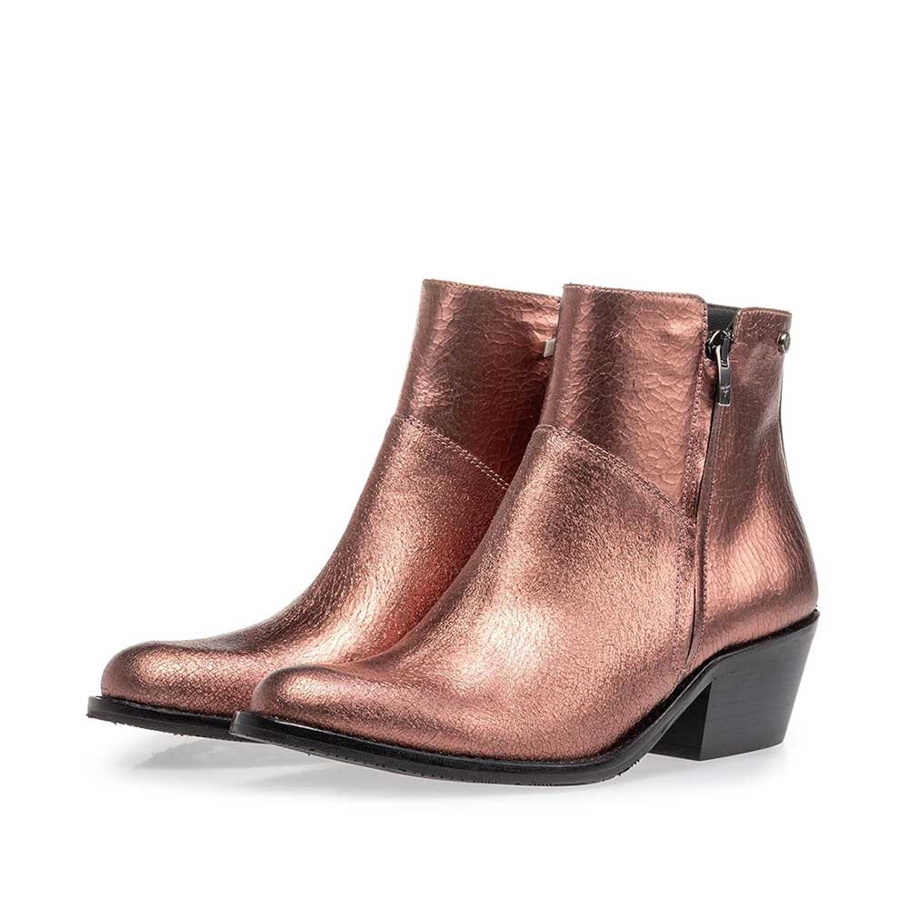 85642/01 - Stiefelette Craquelé Leder rosa 85642/01 - Stiefelette Craquelé Leder rosa