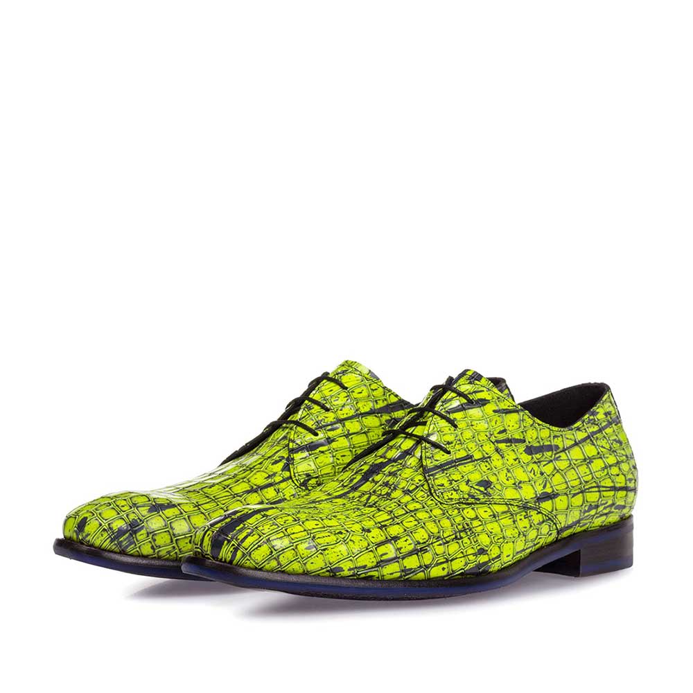 18167/08 - Schnürschuh Lackleder gelb 18167/08 - Schnürschuh Lackleder gelb