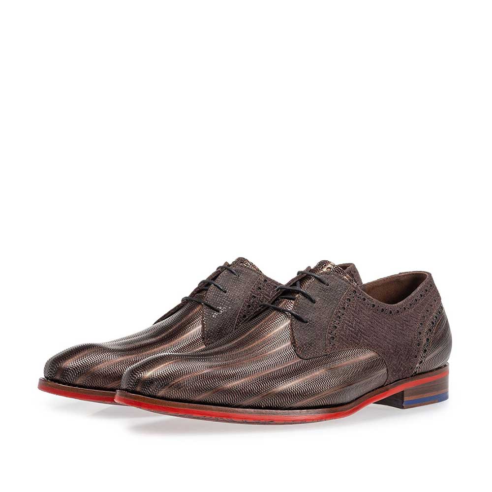 18107/18 - Schnürschuh metallic bronze 18107/18 - Schnürschuh metallic bronze