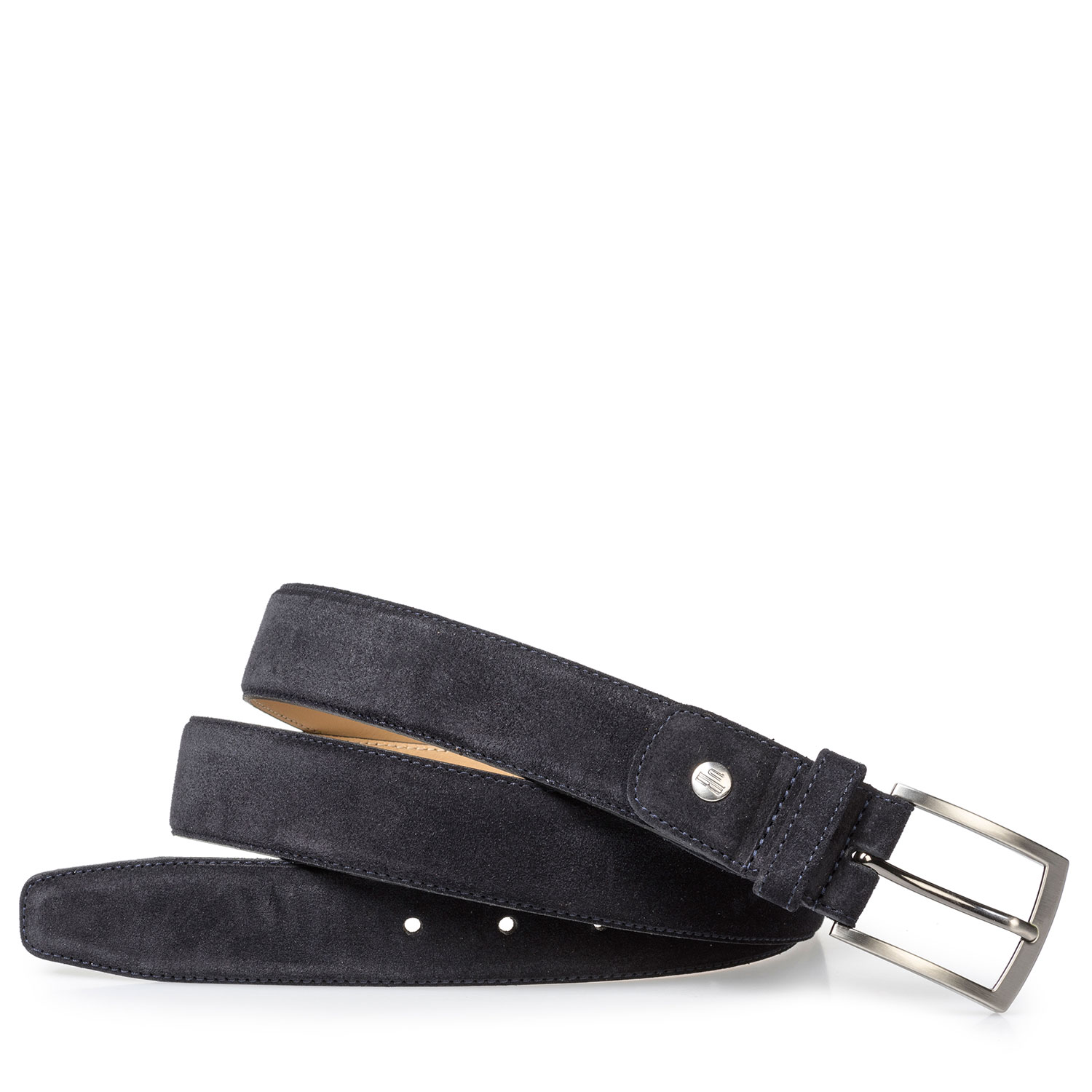 75529/06 - Dark blue suede belt 75529/06 - Dark blue suede belt