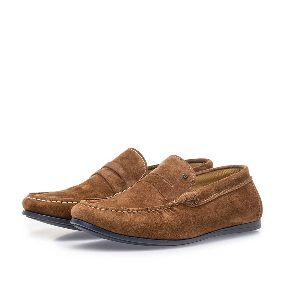 15038/02 - Brauner Wildleder-Loafer 15038/02 - Brauner Wildleder-Loafer