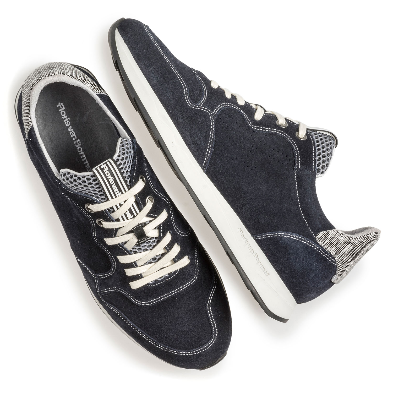 16446/01 - Blauer Wildleder-Sneaker 16446/01 - Blauer Wildleder-Sneaker