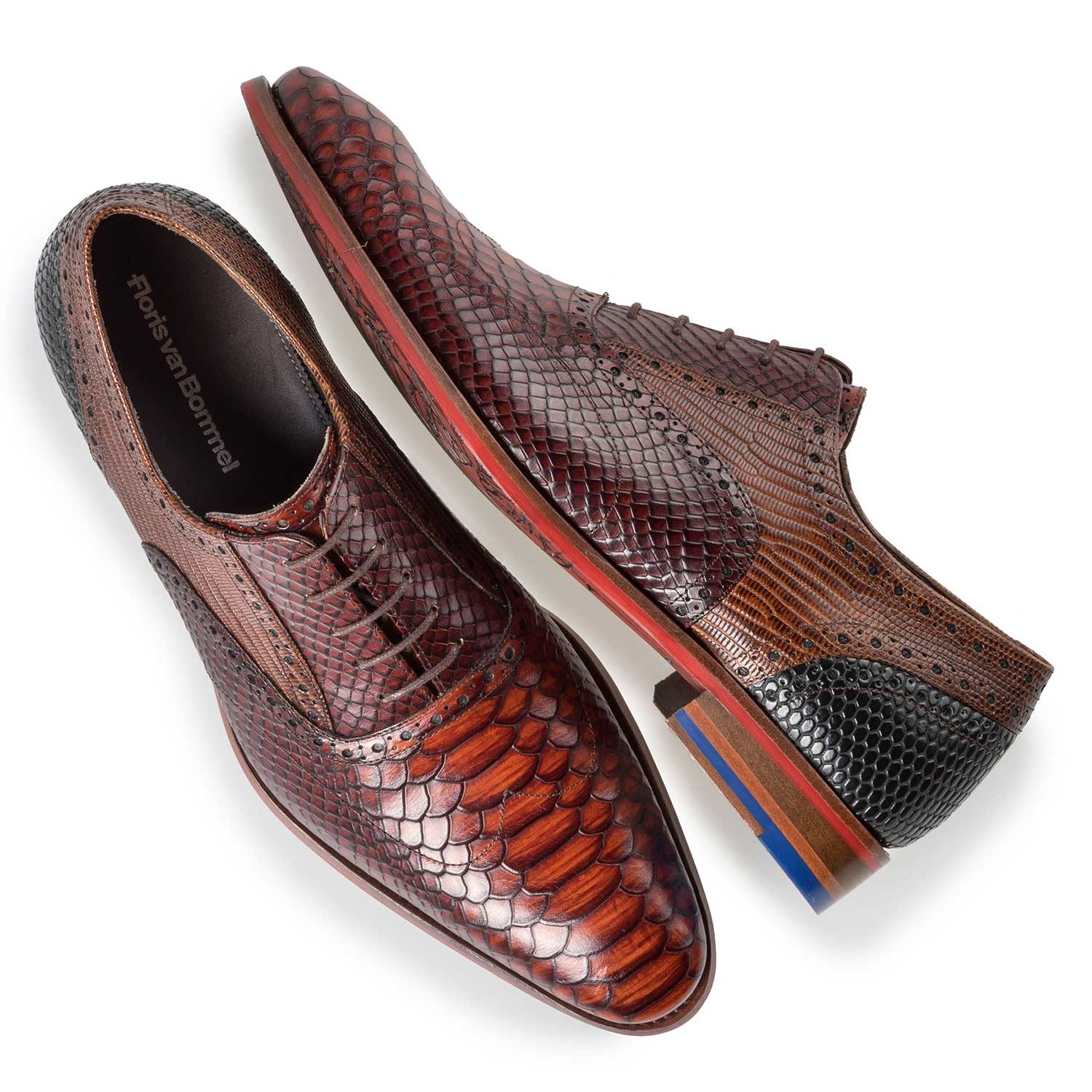 19104/16 - Dunkler, cognacfarbener Schnürschuh 19104/16 - Dunkler, cognacfarbener Schnürschuh