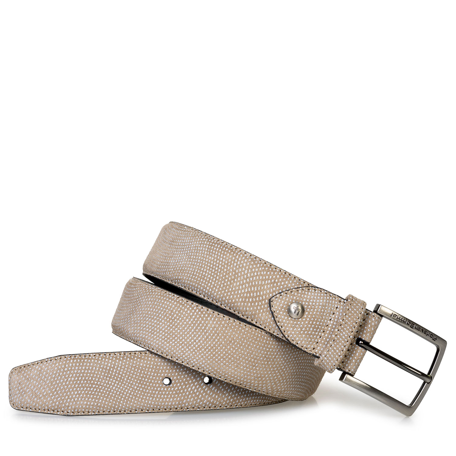 75204/26 - Gürtel Wildleder mit Print sandfarben 75204/26 - Gürtel Wildleder mit Print sandfarben