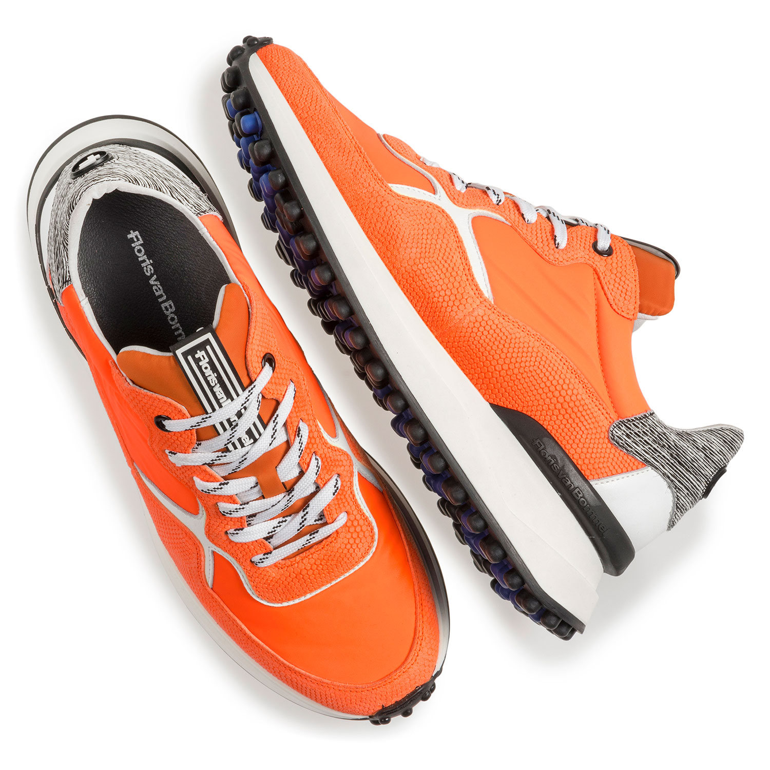 16303/12 - Premium orange sneaker with print 16303/12 - Premium orange sneaker with print