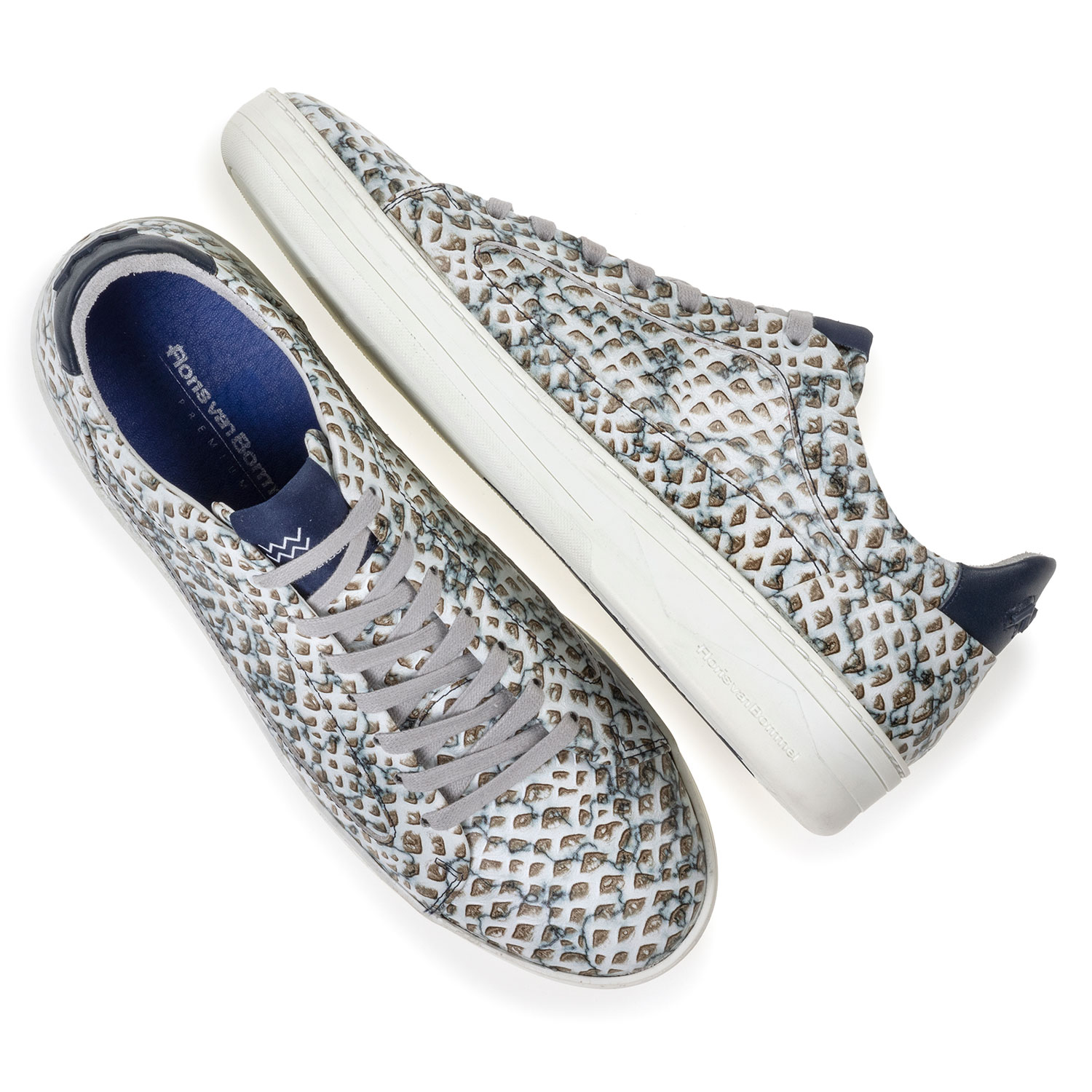 13266/00 - Sneaker mit Print Leder sandfarben 13266/00 - Sneaker mit Print Leder sandfarben