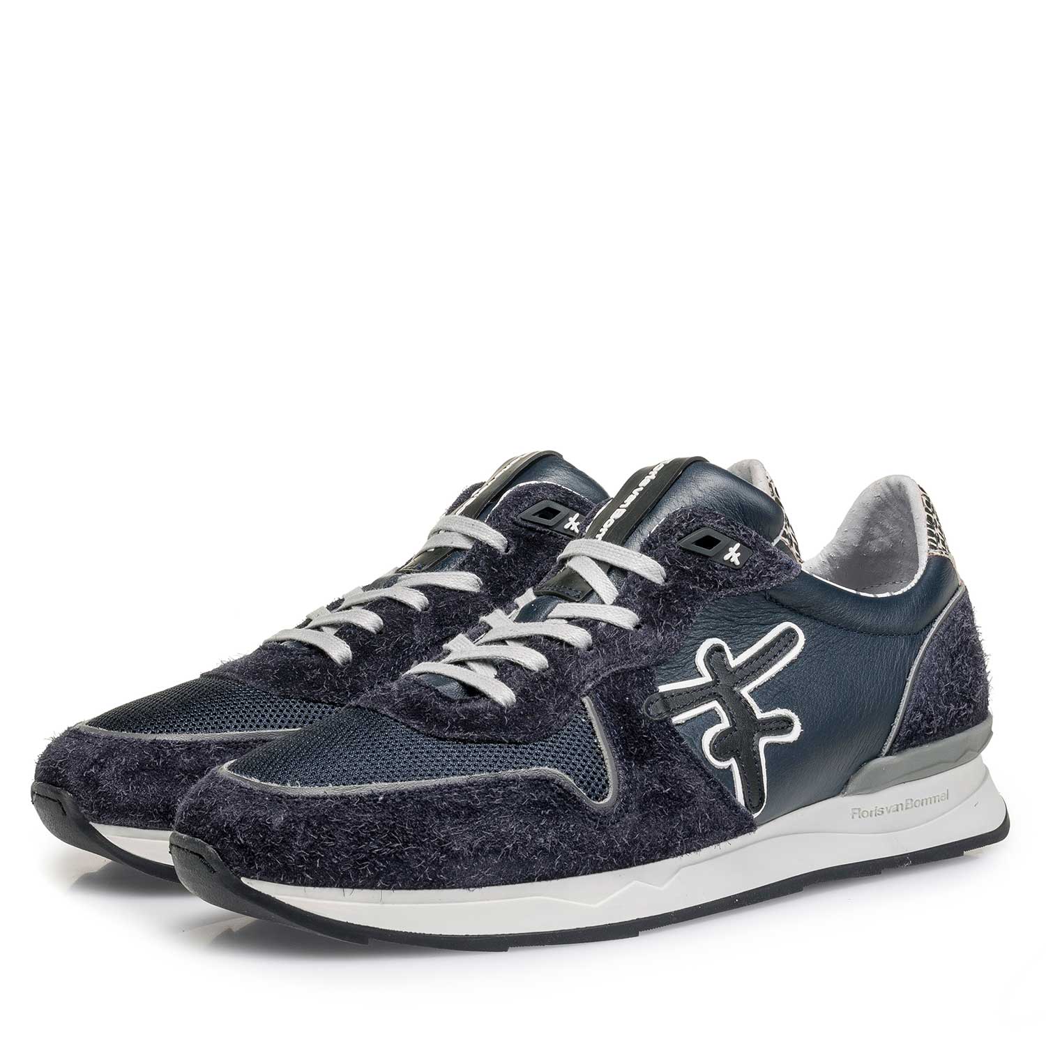 16246/05 - Dark blue calf leather sneaker 16246/05 - Dark blue calf leather sneaker