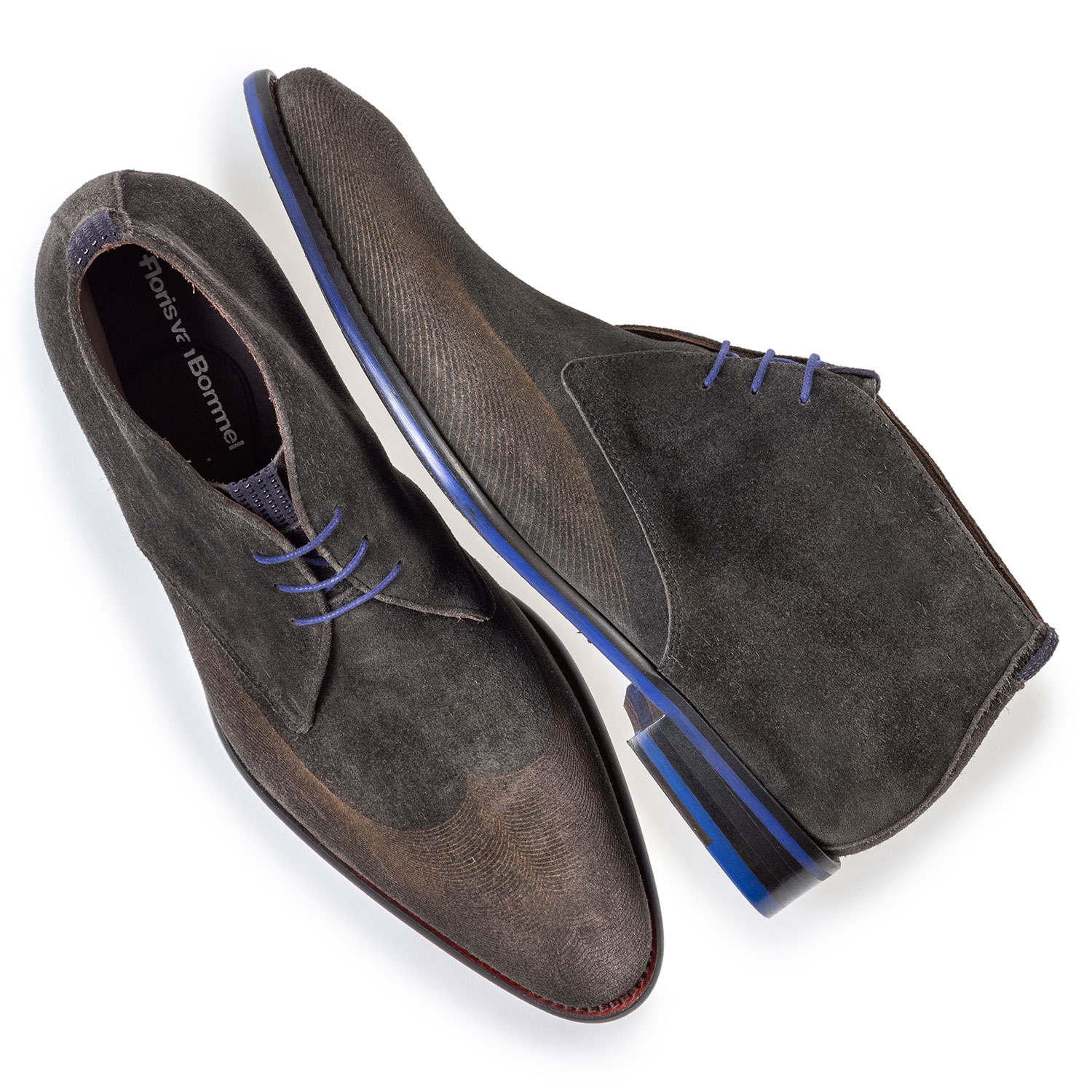 20376/04 - Schnürstiefel grau mit Print 20376/04 - Schnürstiefel grau mit Print