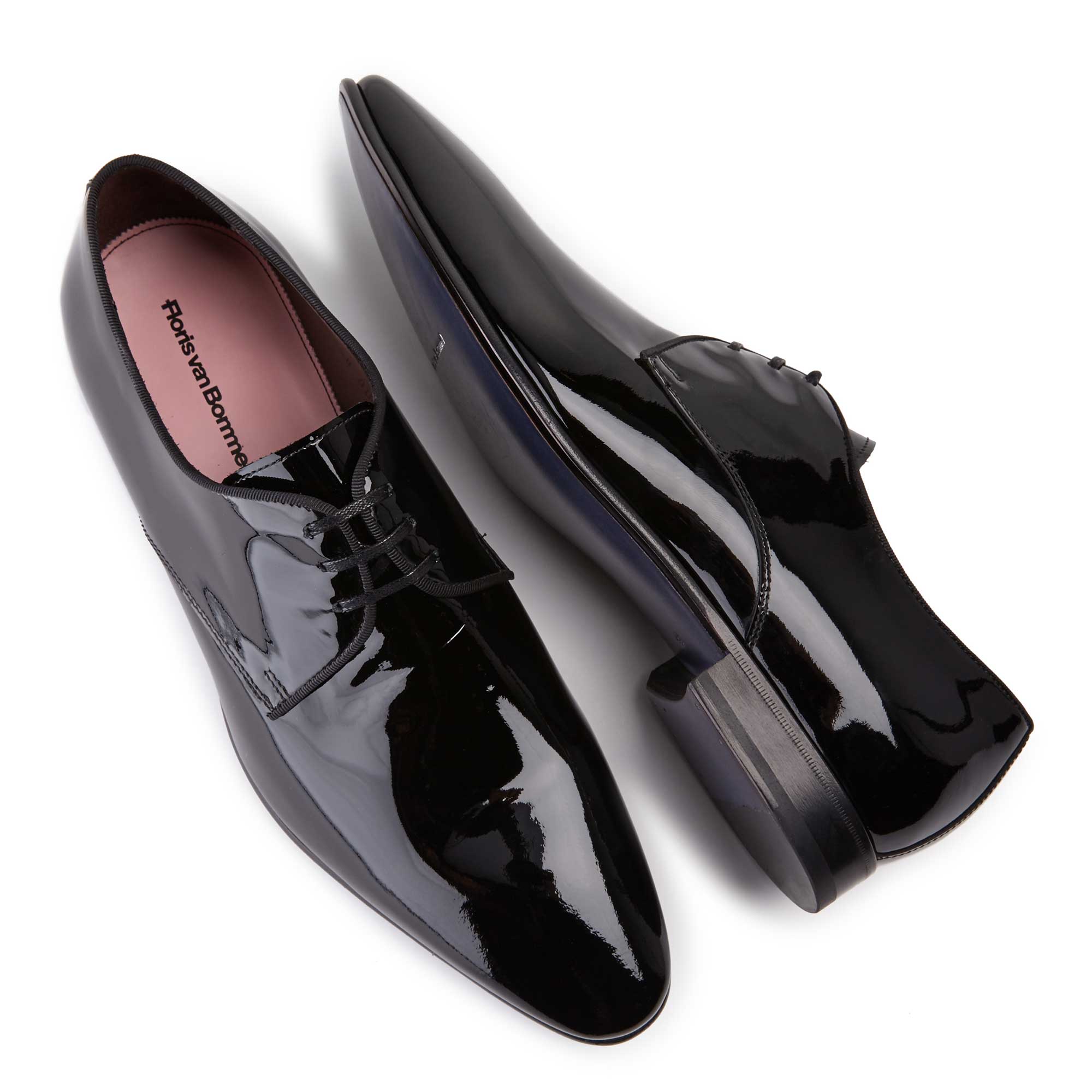 14338/00 - Schwarzer Lackleder Schnürschuh 14338/00 - Schwarzer Lackleder Schnürschuh