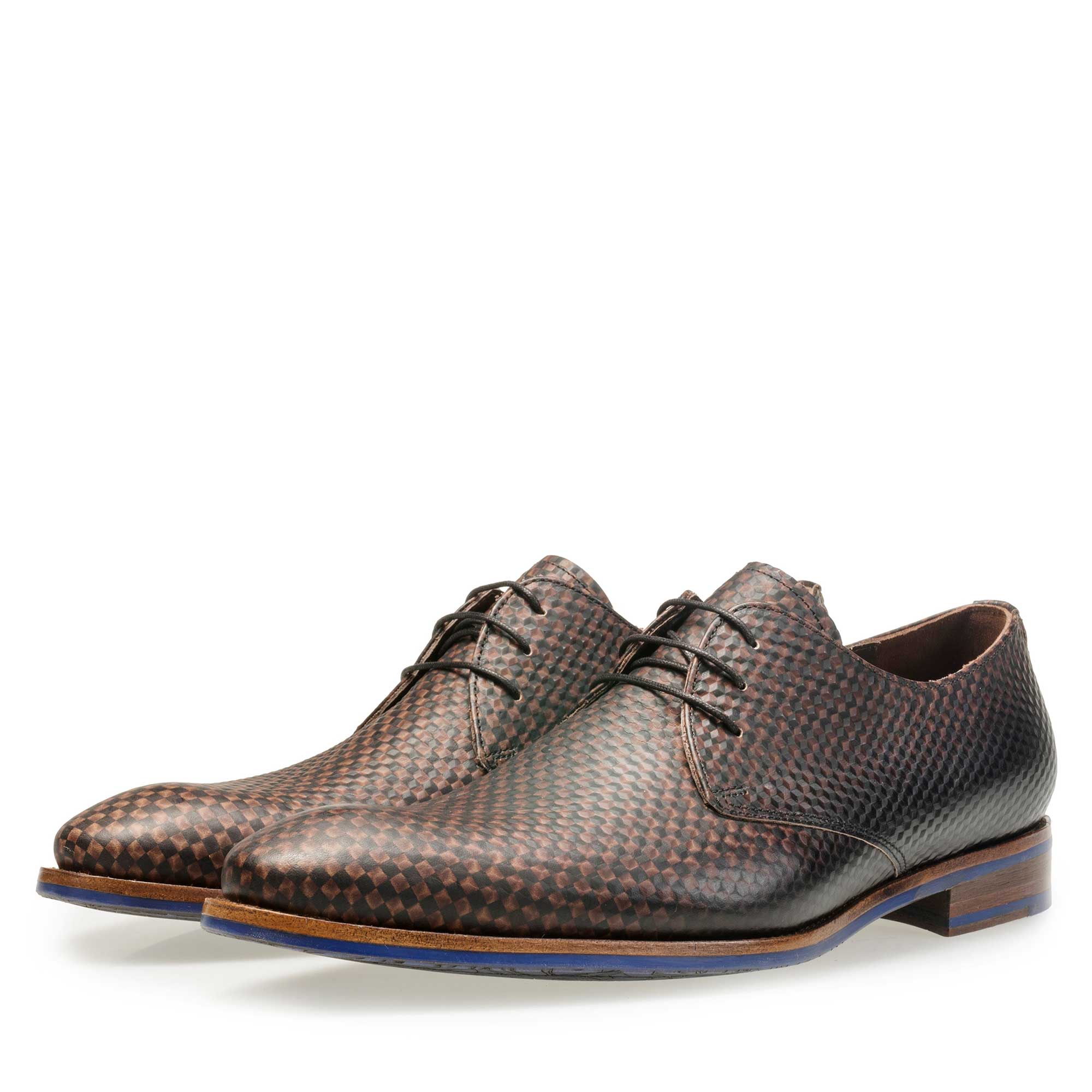 18033/02 - Floris van Bommel dunkelbrauner Herren Leder Schnürschuh 18033/02 - Floris van Bommel dunkelbrauner Herren Leder Schnürschuh