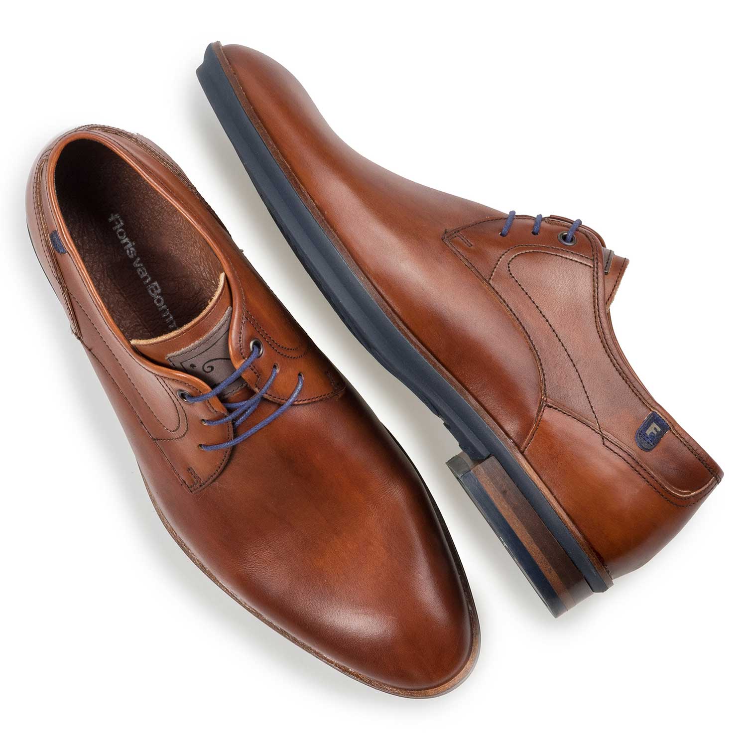 14293/02 - Cognac-coloured calf’s leather lace shoe 14293/02 - Cognac-coloured calf’s leather lace shoe