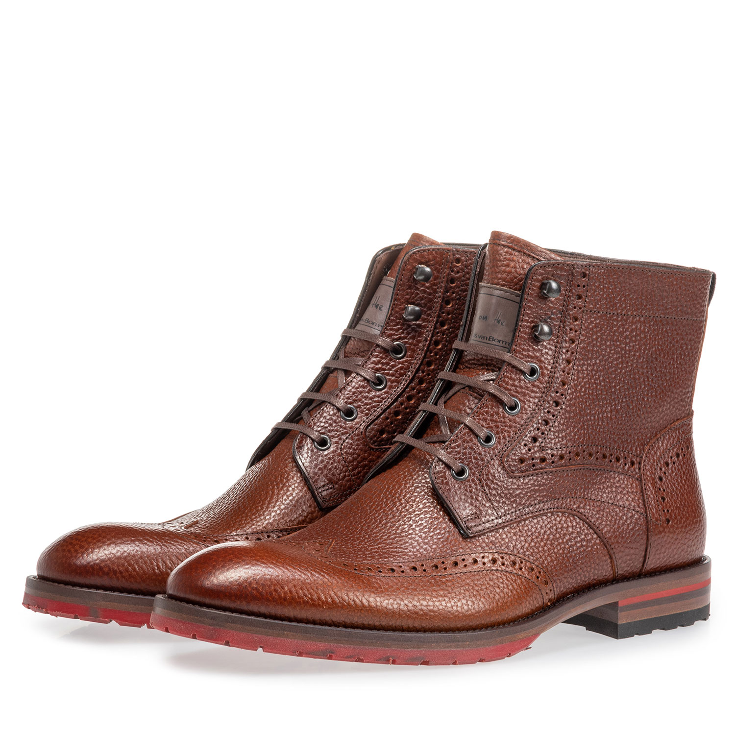 10295/22 - Leder Schnürstiefel-Brogue cognac 10295/22 - Leder Schnürstiefel-Brogue cognac
