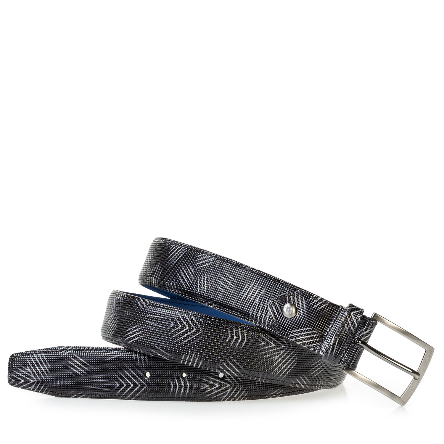 75203/23 - Belt patent leather black/white 75203/23 - Belt patent leather black/white