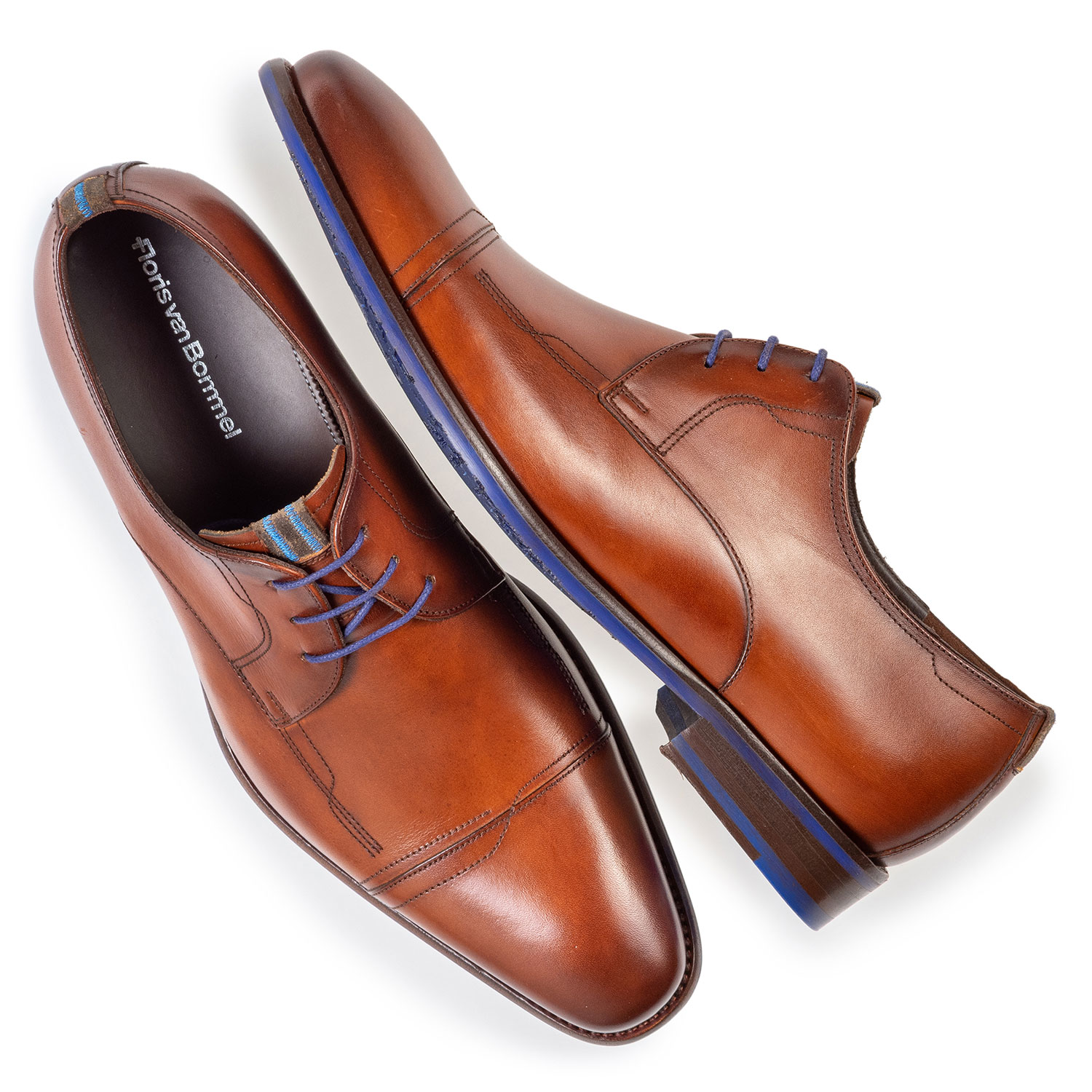 18132/00 - Lace shoe calf leather cognac 18132/00 - Lace shoe calf leather cognac