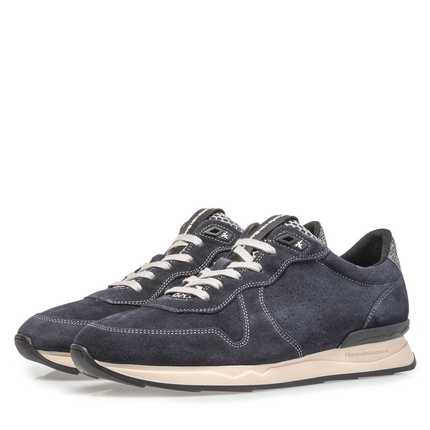 16277/00 - Dunkelblauer Wildleder-Schnürschuh 16277/00 - Dunkelblauer Wildleder-Schnürschuh